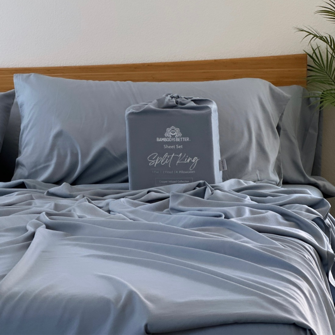 Luxury Copper-Infused Bamboo Pillowcase Set