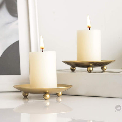 Celestial Glow Pedestal Candle Holder