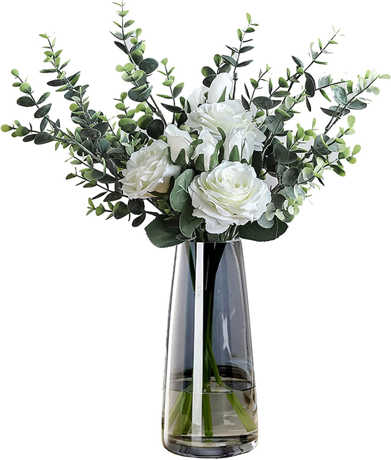 Modern Iridescent Crystal Vase