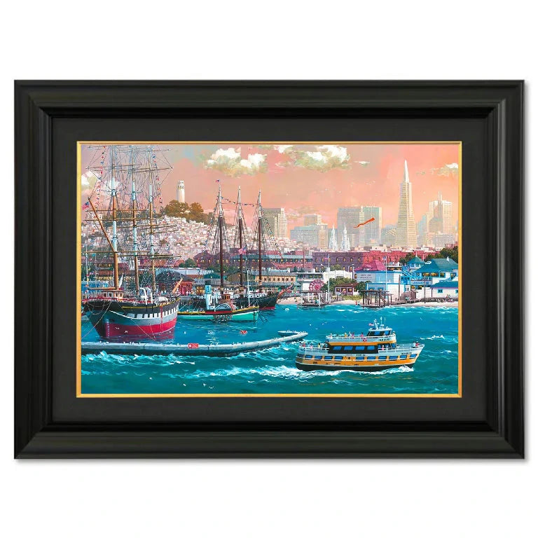 Old Blue and San Francisco Maritime Park by Alexander Chen - Limited Edition Giclée (Unframed)