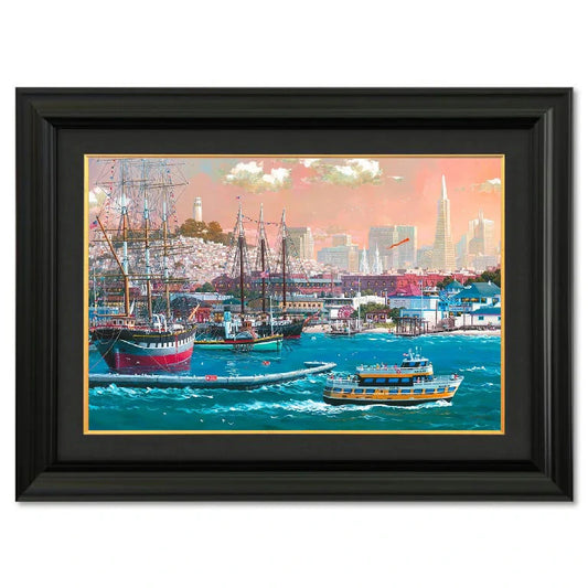 Old Blue and San Francisco Maritime Park by Alexander Chen - Limited Edition Giclée (Unframed)