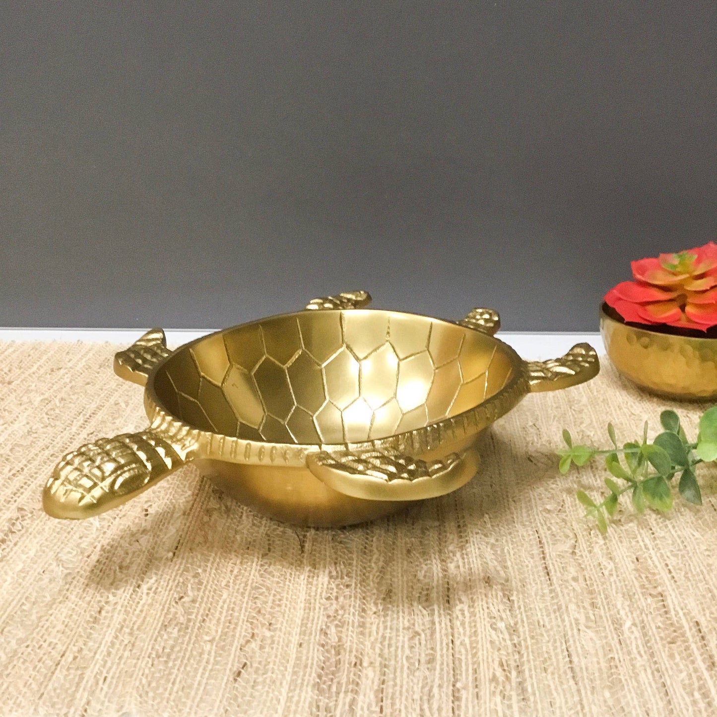 By The Sea Gold Turtle Bowl