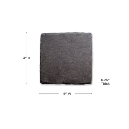 Natural Edge Slate Coasters (Set of 8)