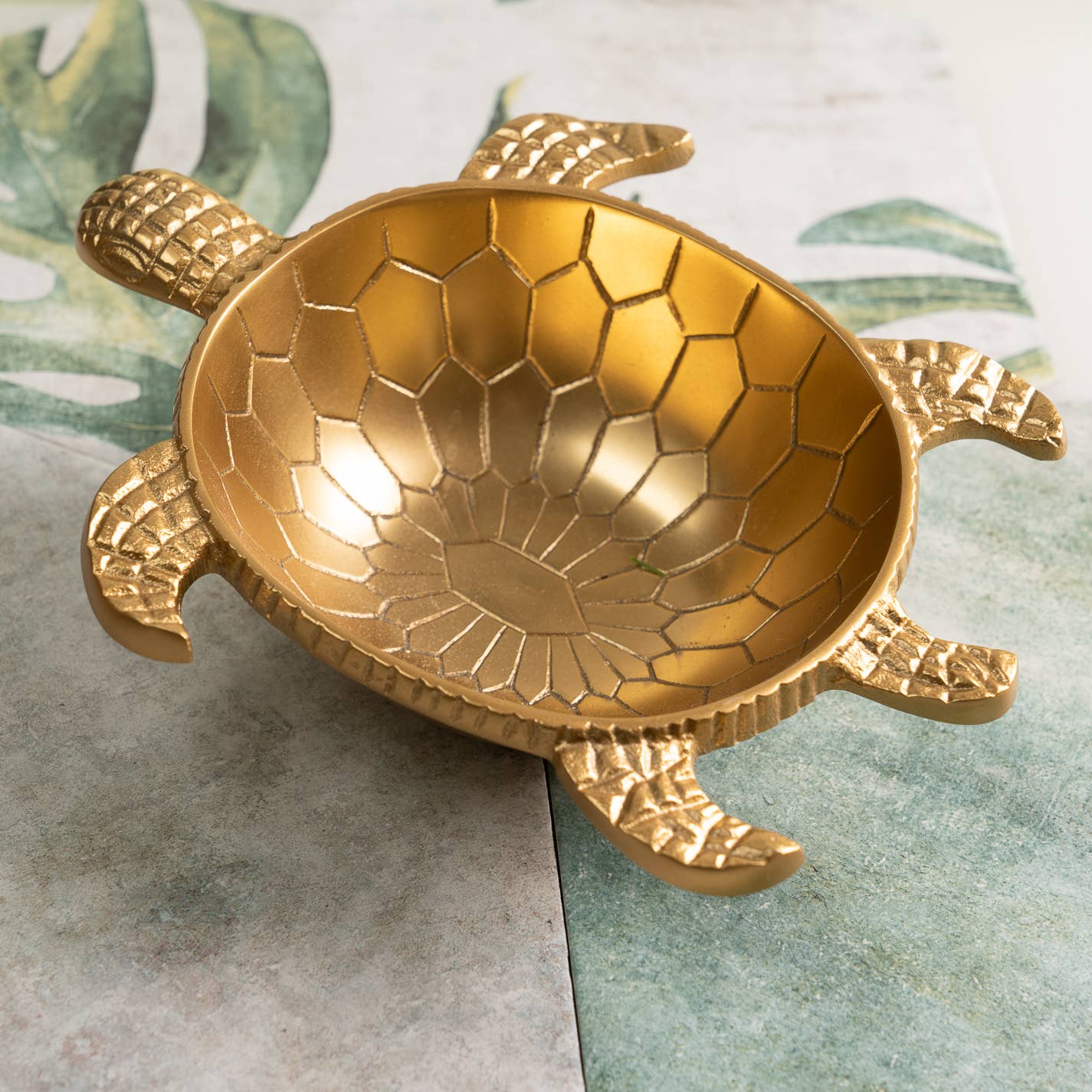 By The Sea Gold Turtle Bowl